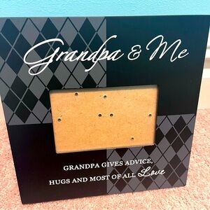 Grandpa and Me photo frame